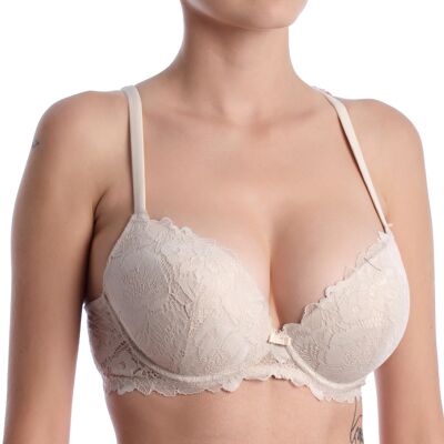 Lormar Dames Ondersteunende Push-up Beha SOFTY-BALCONETTE 75B Lormar Dames Ondersteunende Push-up Beha SOFTY-BALCONETTE 75B