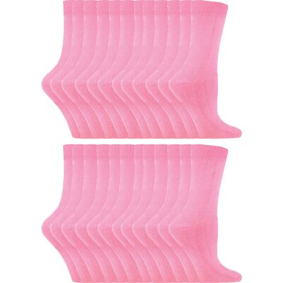 Sock Snob 24 Paar Dames Effen Katoenen Rijke Kousen 37-40 Sock Snob 24 Paar Dames Effen Katoenen Rijke Kousen 37-40