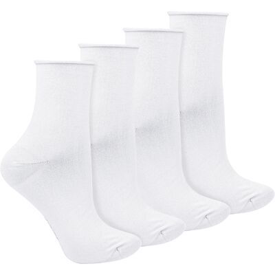 Steven 4 Paar Dames Bamboe Sensory Sokken - Zachte Naadloze Comfort Sokken voor de Hele Dag Steven 4 Paar Dames Bamboe Sensory Sokken - Zachte Naadloze Comfort Sokken voor de Hele Dag