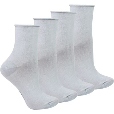 Steven 4 Paar Dames Bamboe Sensorische Sokken - Zachte Naadloze Comfort Sokken voor de Hele Dag Steven 4 Paar Dames Bamboe Sensorische Sokken - Zachte Naadloze Comfort Sokken voor de Hele Dag