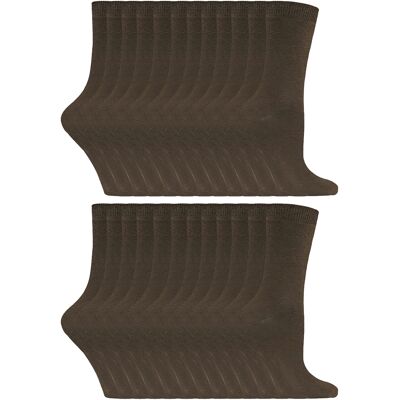 Sock Snob 24 Paar Dames Effen Katoenen Rijke Kousen 37-40 Sock Snob 24 Paar Dames Effen Katoenen Rijke Kousen 37-40