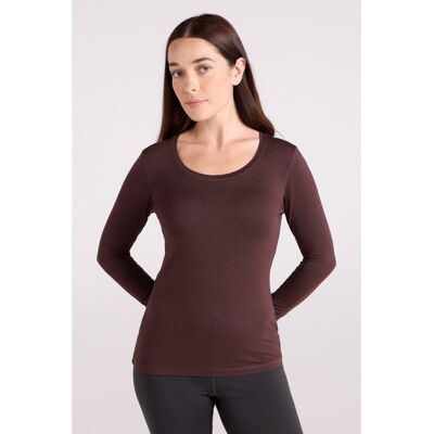 Mountain Warehouse Dames/Dames Keep The Heat Thermo Top (Bruin) 44 Mountain Warehouse Dames/Dames Keep The Heat Thermo Top (Bruin) 44