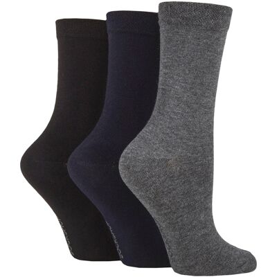 Sock Shop 3-Pack Dames Eenvoudige Bamboosokken - Zachte Ademend Dagelijks Comfort Sokken 37 - 42 Sock Shop 3-Pack Dames Eenvoudige Bamboosokken - Zachte Ademend Dagelijks Comfort Sokken 37 - 42