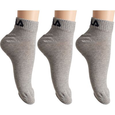 Fila Verpakking van 3 Enkelkousen voor Mannen en Vrouwen F9300 35.5 - 38 Fila Verpakking van 3 Enkelkousen voor Mannen en Vrouwen F9300 35.5 - 38