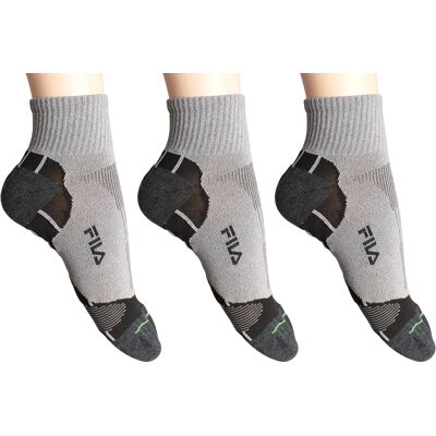 Fila Verpakking van 3 Mannen en Vrouwen Halflange Sokken F1615 40 - 42 Fila Verpakking van 3 Mannen en Vrouwen Halflange Sokken F1615 40 - 42