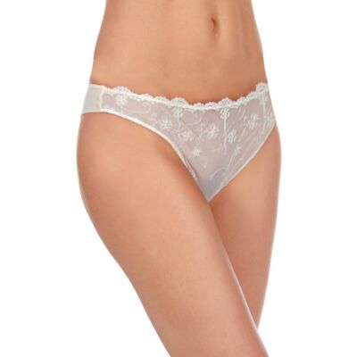 Selene Dames String in Geëmbroideerde Tule GRACE M Selene Dames String in Geëmbroideerde Tule GRACE M