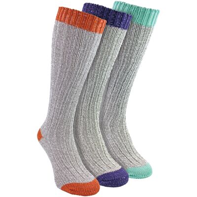 Sock Snob 3 Paar Extra Lange Warme Wol Dames Sokken 37 - 42 Sock Snob 3 Paar Extra Lange Warme Wol Dames Sokken 37 - 42