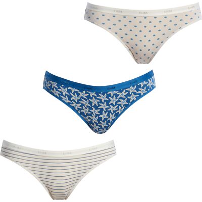 Dim Pack-3 Stretch Katoenen Slipjes D4C17 voor Vrouwen M Dim Pack-3 Stretch Katoenen Slipjes D4C17 voor Vrouwen M