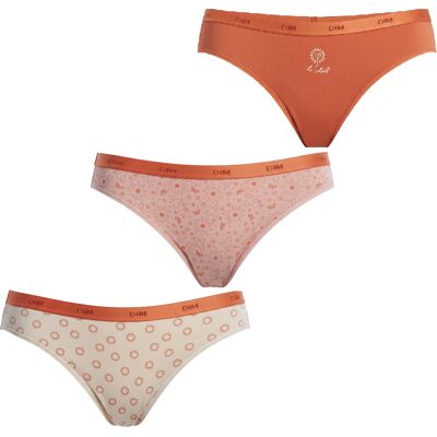 Dim 3-pack Stretch Katoenen Slips D4C17 voor Vrouwen S Dim 3-pack Stretch Katoenen Slips D4C17 voor Vrouwen S