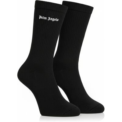 Palm Angels Dames Lange Katoenen Sokken PWRA007F23FAB0021001 Palm Angels Dames Lange Katoenen Sokken PWRA007F23FAB0021001