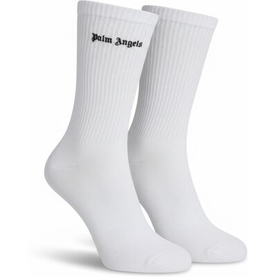 Palm Angels Dames Lange Katoenen Sokken PWRA007F23FAB0020110 Palm Angels Dames Lange Katoenen Sokken PWRA007F23FAB0020110