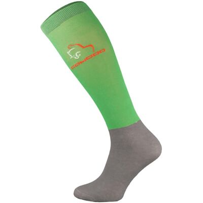 Comodo Microfibre Paardrijsokken - Groen - Vrouwen Comodo Microfibre Paardrijsokken - Groen - Vrouwen