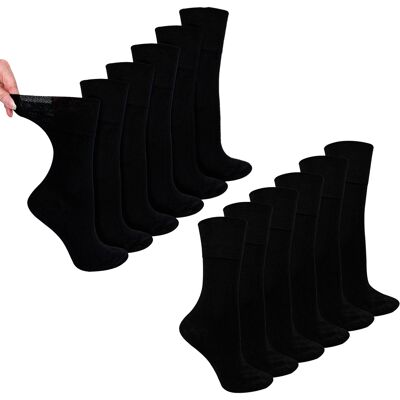 Dr.Socks 12 Paar Dames Bamboe Diabetessokken Zachte Niet-Drukkende Comfortsokken 37 - 42 Dr.Socks 12 Paar Dames Bamboe Diabetessokken Zachte Niet-Drukkende Comfortsokken 37 - 42