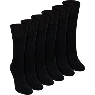 Sock Snob 6-Pack Dames Bamboe Niet-Elastische Sokken Zacht Ademend Dagelijks Comfort 37 - 42 Sock Snob 6-Pack Dames Bamboe Niet-Elastische Sokken Zacht Ademend Dagelijks Comfort 37 - 42