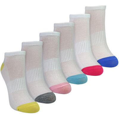 Sock Snob 6-pack Dames Bamboe Trainingssokken Zacht Ademend Hak Teen Ontwerp 37 - 42 Sock Snob 6-pack Dames Bamboe Trainingssokken Zacht Ademend Hak Teen Ontwerp 37 - 42
