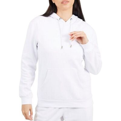 Brave Soul Dames/Dames Trekkoordhoodie (Wit) 38 Brave Soul Dames/Dames Trekkoordhoodie (Wit) 38