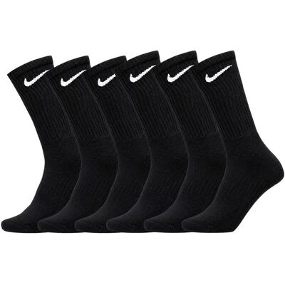 Nike Heren Everyday Lichtgewicht Sokken (6 Paar) 35.5 - 38 Nike Heren Everyday Lichtgewicht Sokken (6 Paar) 35.5 - 38
