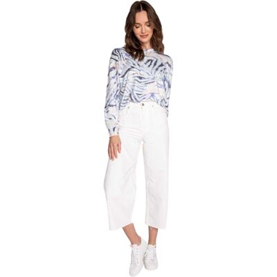 PJ Salvage Dames-pyjama-top met lange mouwen (Blauwgrijs) 38 PJ Salvage Dames-pyjama-top met lange mouwen (Blauwgrijs) 38