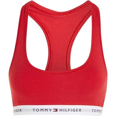 Tommy Hilfiger Dames/Dames Katoenmix Bralette (Primair Rood) 38 Tommy Hilfiger Dames/Dames Katoenmix Bralette (Primair Rood) 38