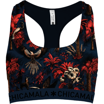 Muchachomalo Chicamala Racerback - Dames Sportbh M Muchachomalo Chicamala Racerback - Dames Sportbh M