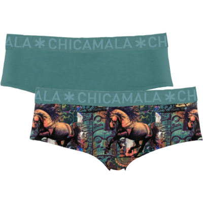 Muchachomalo Chicamala Briefs - 2-Pack - Dames Ondergoed L Muchachomalo Chicamala Briefs - 2-Pack - Dames Ondergoed L
