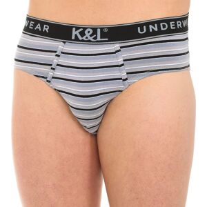 Kisses&Love Pack-3 herenslips van ademende stof KL3007 2XL Kisses&Love Pack-3 herenslips van ademende stof KL3007 2XL