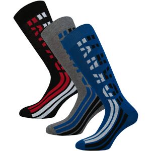 DKNY Gotham herensokken in zwart en blauw, set van 3 41 - 45 DKNY Gotham herensokken in zwart en blauw, set van 3 41 - 45