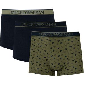 Emporio Armani Boxershorts 3 Pack Mannen groen S Emporio Armani Boxershorts 3 Pack Mannen groen S