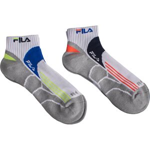 Fila Pakket-2 Kwart Hardloopsokken F2526 voor Mannen Fila Pakket-2 Kwart Hardloopsokken F2526 voor Mannen