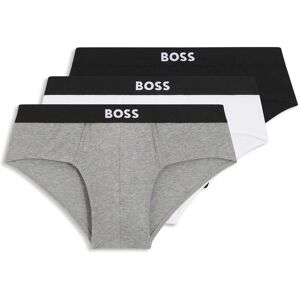 Heren Boss 3-pack logoslip in diverse kleuren L Heren Boss 3-pack logoslip in diverse kleuren L