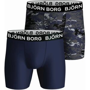 Bjorn Borg Björn Borg Onderbroeken 2-Pack Performance Boxers Multi S Bjorn Borg Björn Borg Onderbroeken 2-Pack Performance Boxers Multi S