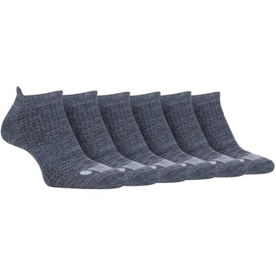 Jeep - Set van 6 katoenen sportenkelsokken voor heren - Houtskool Grijs 39 - 45 Jeep - Set van 6 katoenen sportenkelsokken voor heren - Houtskool Grijs 39 - 45