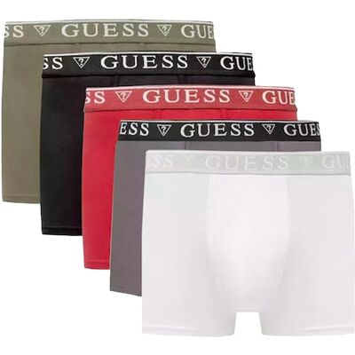 Guess heren stretch boxershorts (5 stuks) S Guess heren stretch boxershorts (5 stuks) S