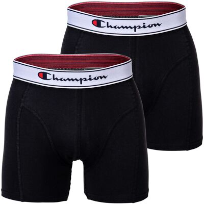 Champion boxershorts 2-pack katoen logo tailleband S Champion boxershorts 2-pack katoen logo tailleband S