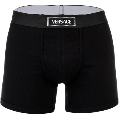 Versace Trunk Tex Geribde Katoenen Boxershort S Versace Trunk Tex Geribde Katoenen Boxershort S