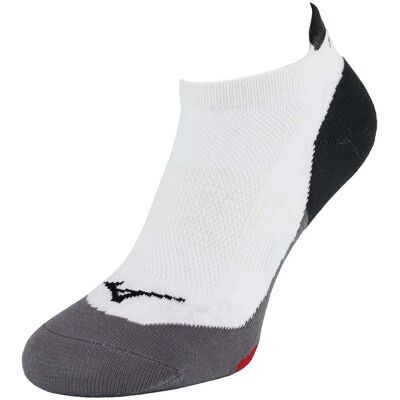 Mizuno Race Laag Heren Wit/Grijs Hardloopsokken Mizuno Race Laag Heren Wit/Grijs Hardloopsokken