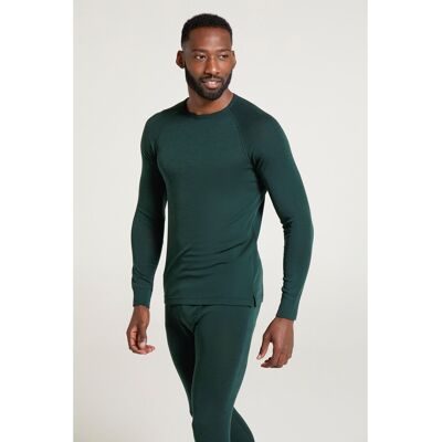Mountain Warehouse Merino wollen thermo heren (Donkergroen) 2XS Mountain Warehouse Merino wollen thermo heren (Donkergroen) 2XS