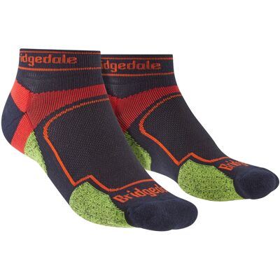 Bridgedale - Heren Hardloopsokken Ultralicht Sport Laag - Marineblauw 43 - 45 Bridgedale - Heren Hardloopsokken Ultralicht Sport Laag - Marineblauw 43 - 45