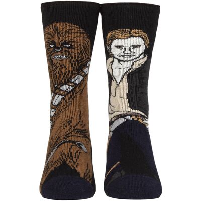 Heat Holders Lite - Nieuwigheid Star Wars-sokken voor heren - Chewie & Hans 39 - 45 Heat Holders Lite - Nieuwigheid Star Wars-sokken voor heren - Chewie & Hans 39 - 45