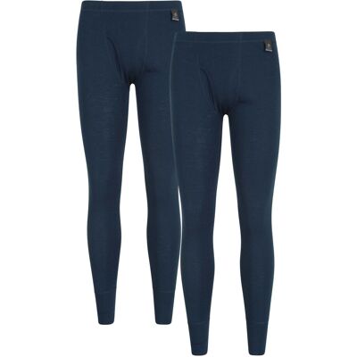 Mountain Warehouse Heren Merino Wol Base Layer Onderbroek (Set van 2) (Marine) 2XS Mountain Warehouse Heren Merino Wol Base Layer Onderbroek (Set van 2) (Marine) 2XS