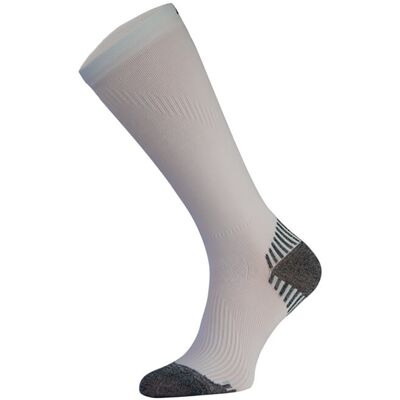 Comodo - Kniehoge compressie hardloopsokken - Wit 43 - 45 Comodo - Kniehoge compressie hardloopsokken - Wit 43 - 45