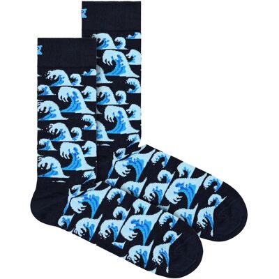 Happy Socks - Novelty Golfwave Sokken Geweldig Cadeau - Golven 39 - 45 Happy Socks - Novelty Golfwave Sokken Geweldig Cadeau - Golven 39 - 45