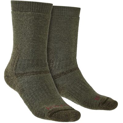 Bridgedale - Heren Outdoor Merino Wol Kniehoge Sokken - Olijf 40 - 42 Bridgedale - Heren Outdoor Merino Wol Kniehoge Sokken - Olijf 40 - 42