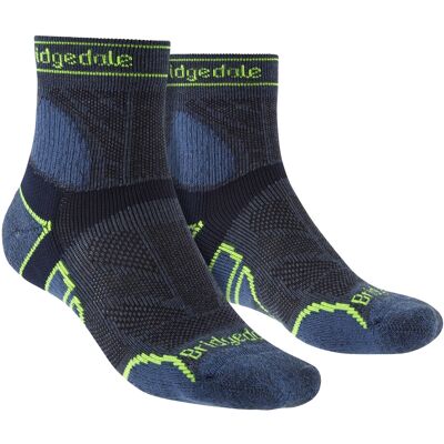 Bridgedale - Heren Hardloopsokken van Lichtgewicht Merinowol - Blauw 46 - 48 Bridgedale - Heren Hardloopsokken van Lichtgewicht Merinowol - Blauw 46 - 48