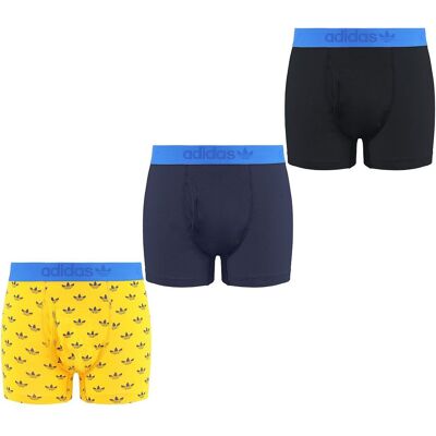 Adidas 3-pack Comfort Flex Heren Multicoloured Katoenen Trunks M Adidas 3-pack Comfort Flex Heren Multicoloured Katoenen Trunks M