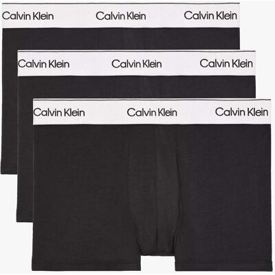 Calvin Klein MODERN COTTON STRETCH Heren 3-Pack Boxers Zwart L Calvin Klein MODERN COTTON STRETCH Heren 3-Pack Boxers Zwart L