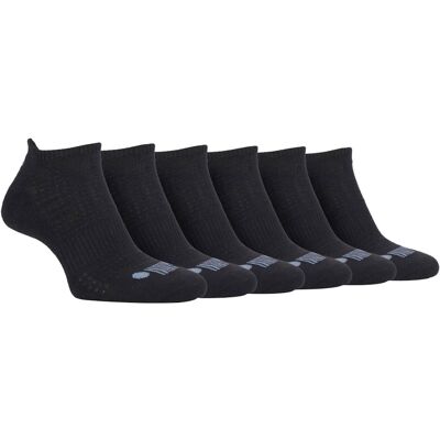 Jeep - Set van 6 katoenen sportenkelsokken voor heren - Zwart 39 - 45 Jeep - Set van 6 katoenen sportenkelsokken voor heren - Zwart 39 - 45