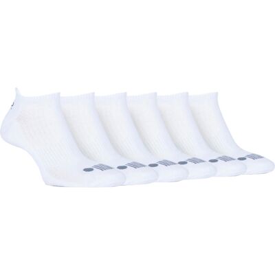Jeep - Set van 6 katoenen sportenkelsokken voor heren - Wit 39 - 45 Jeep - Set van 6 katoenen sportenkelsokken voor heren - Wit 39 - 45