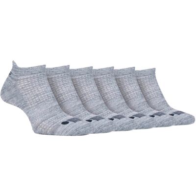 Jeep - Set van 6 katoenen sportenkelsokken voor heren - Grijs / Lichtgrijs 39 - 45 Jeep - Set van 6 katoenen sportenkelsokken voor heren - Grijs / Lichtgrijs 39 - 45