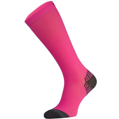 Comodo - Kniehoge compressie hardloopsokken - Neon Roze 43 - 45 Comodo - Kniehoge compressie hardloopsokken - Neon Roze 43 - 45